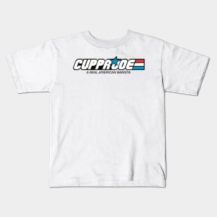 Cuppa Joe - A Real American Barista Kids T-Shirt